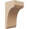 Ekena Millwork 5"W x 5"D x 10"H Wide Legacy Rough Cedar Woodgrain TimberThane Corbel, Primed Tan CORUR05X05X10LGYRCPR - alternate 1